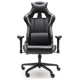 Silla Gaming ORION en Piel Negra y Gris