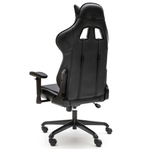Silla Gaming ORION en Piel Negra y Gris
