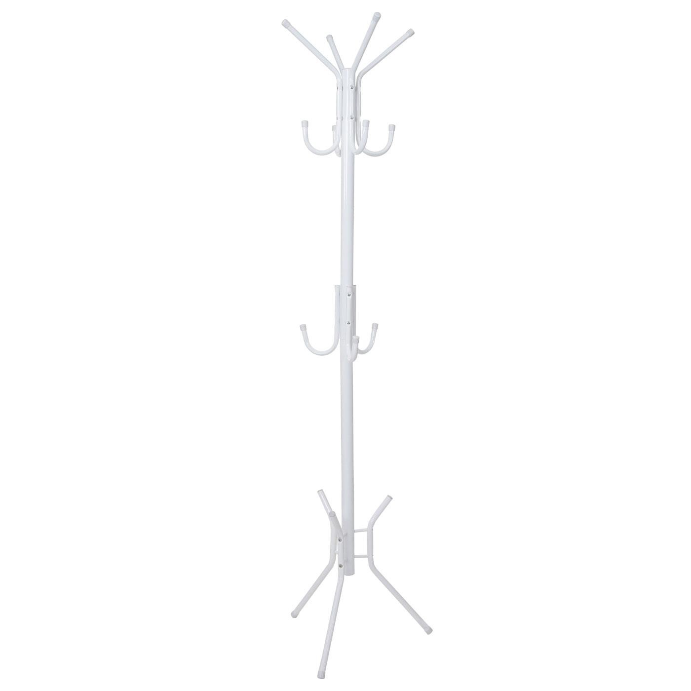 Perchero FENTOL, 180x40x40cm, 11 Ganchos, en Metal color Negro