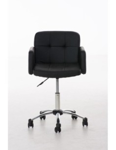 Sofá de 2 plazas CHESTER, muy elegante, en piel color negro 2