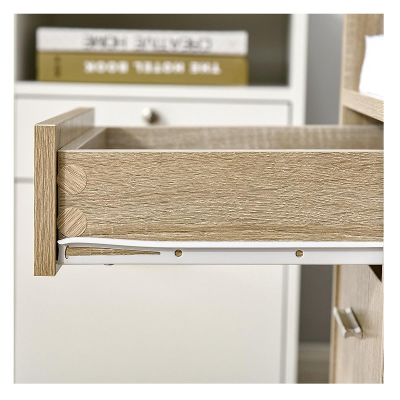 Armario Multiusos UDINE, Amplio almacenamiento, 72x80x40cm, en Madera color Roble