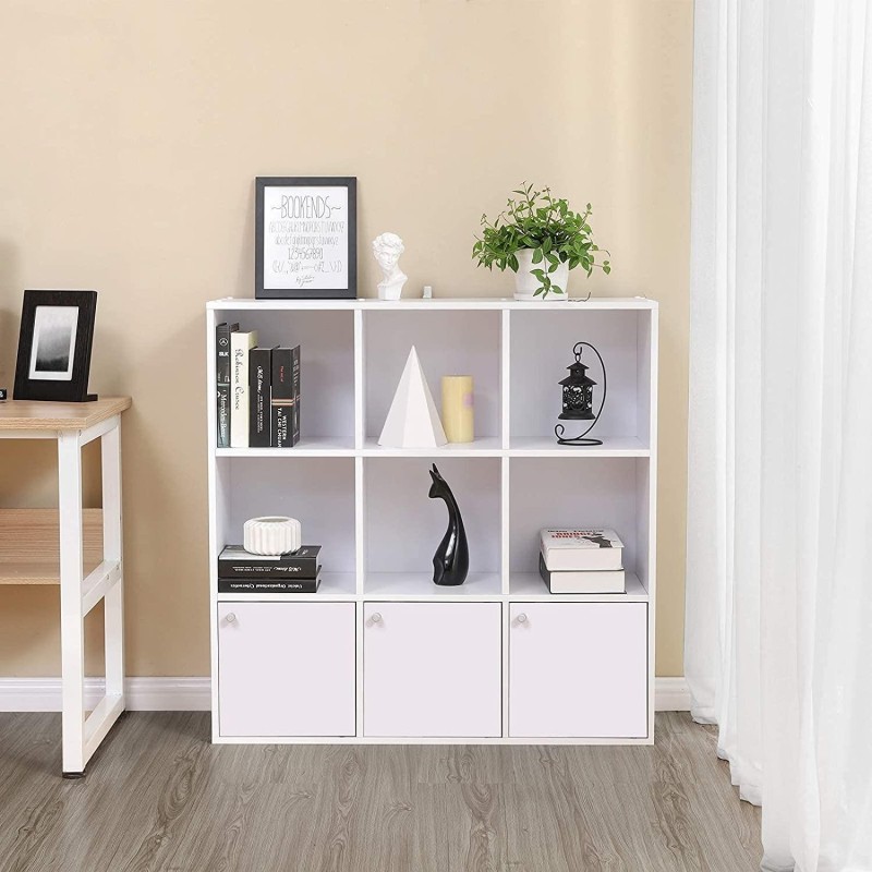 Estantería MAGDA en Madera color Blanco