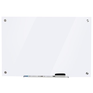 Pizarra Magnética ETNA, Dimensiones 90x60X0,45 cm, Apta para colgar en Pared, Color Negro