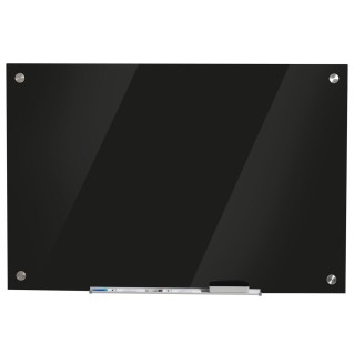 Pizarra Magnética ETNA, Dimensiones 90x60X0,45 cm, Apta para colgar en Pared, Color Negro 2