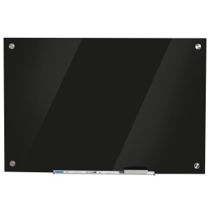 Pizarra Magnética ETNA, Dimensiones 90x60X0,45 cm, Apta para colgar en Pared, Color Negro