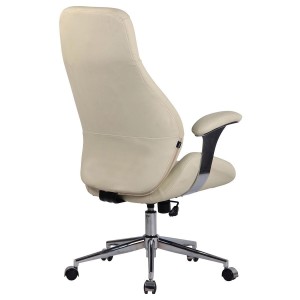 Sillón Ejecutivo DRESDE en Piel Natural color Negro