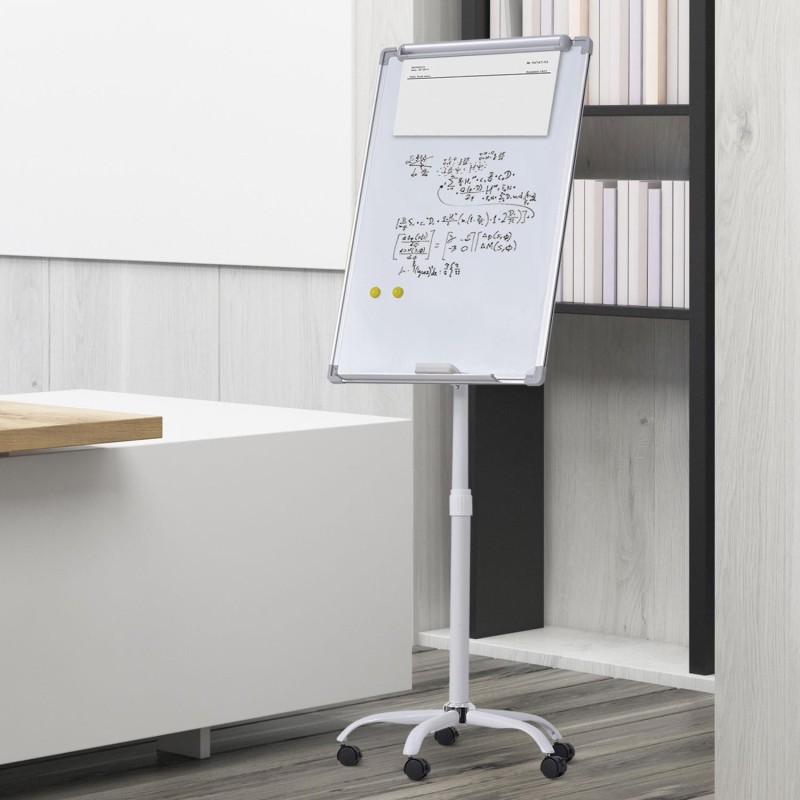Pizarra Magnética SLIM, Dimensiones 62x92 cm, en color Blanco