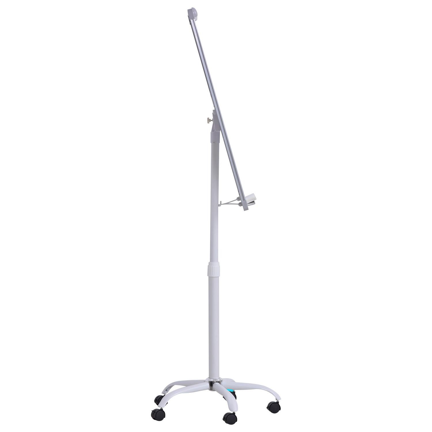 Pizarra Magnética SLIM, 62x60x162-194 cm, Caballete con Ruedas