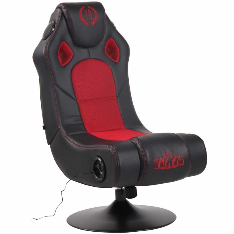 Silla Gaming TAUKEN en Piel y Malla Negro/Azul