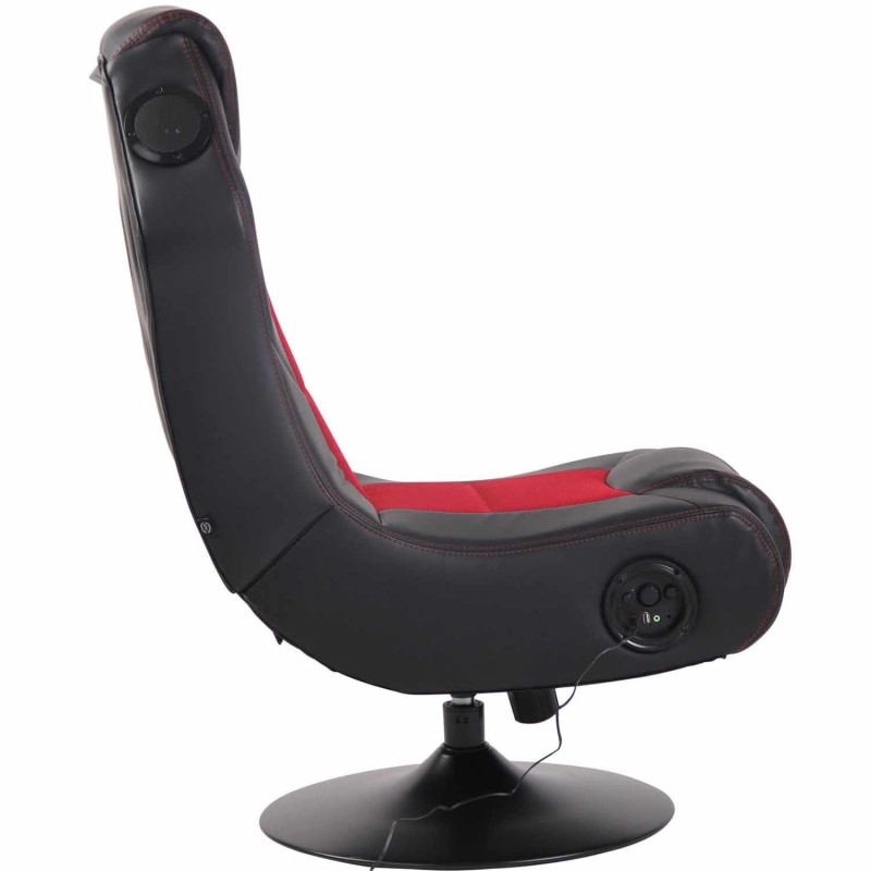 Silla Gaming TAUKEN en Piel y Malla Negro/Azul