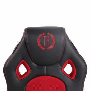 Silla Gaming TAUKEN en Piel y Malla Negro/Azul