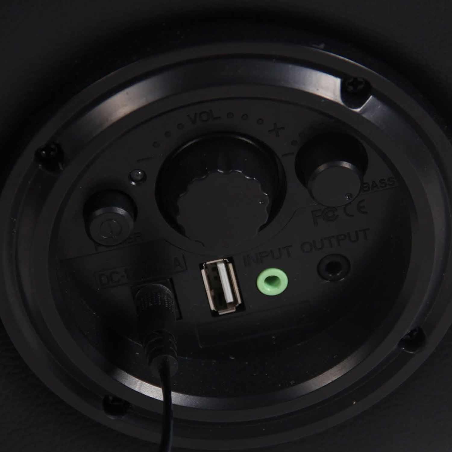 Silla Gaming TAUKEN, Altavoces Integrados, Bluetooth, USB, en Piel y Malla Negro/Azul