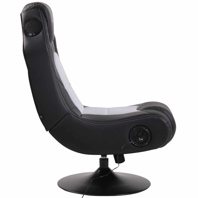 Silla Gaming TAUKEN en Piel y Malla Negro/Azul