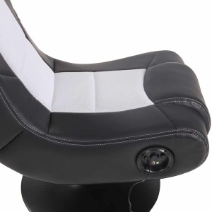 Silla Gaming TAUKEN en Piel y Malla Negro/Azul