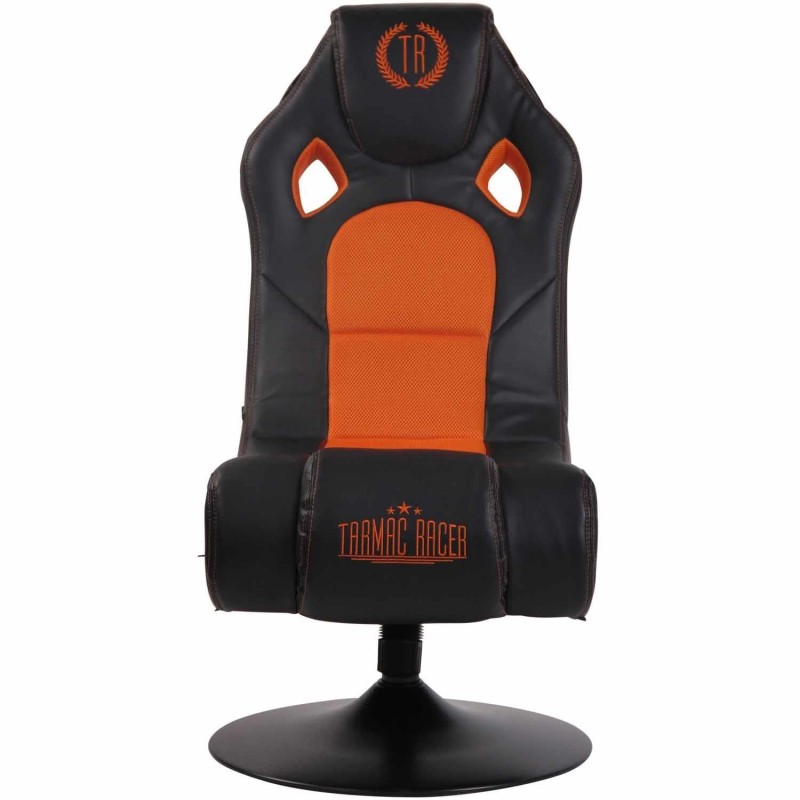 Silla Gaming TAUKEN en Piel y Malla Negro/Azul