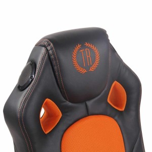 Silla Gaming TAUKEN en Piel y Malla Negro/Azul