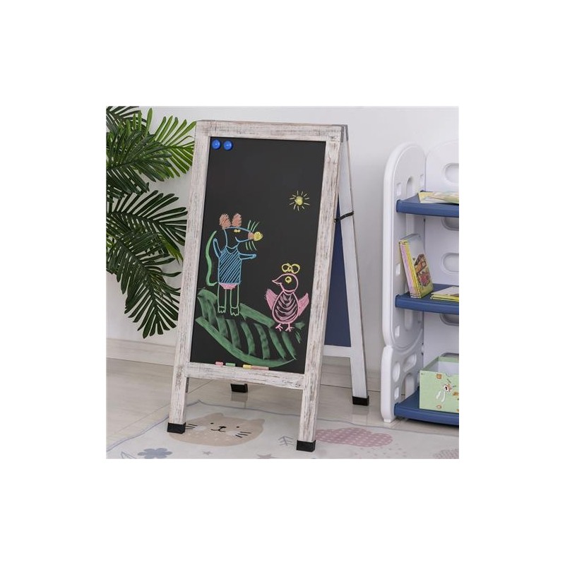 Pizarra MILEY, Dimensiones 51x58X98,5 cm, Plegable, Color Negro