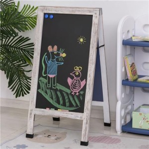 Pizarra MILEY, Dimensiones 51x58X98,5 cm, Plegable, Color Negro