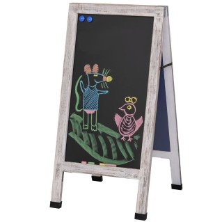 Pizarra MILEY, Dimensiones 51x58X98,5 cm, Plegable, Color Negro 2