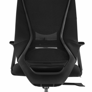 Sillón de Oficina NOLAN, compacta y elegante, en negro
