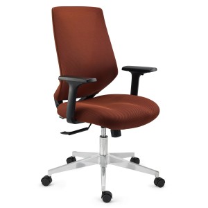 Sillón de Oficina NOLAN, compacta y elegante, en negro