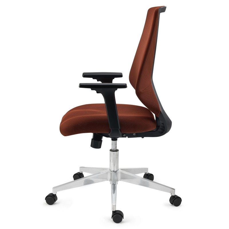 Sillón de Oficina NOLAN, compacta y elegante, en negro