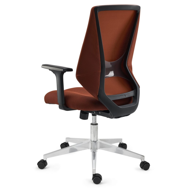 Sillón de Oficina NOLAN, compacta y elegante, en negro