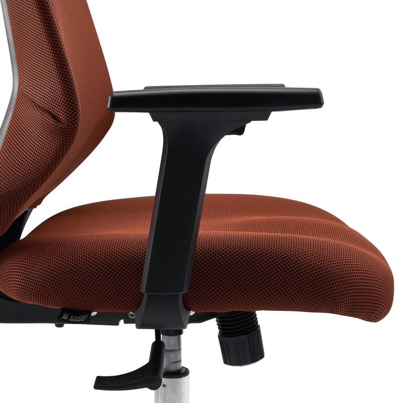 Sillón de Oficina NOLAN, compacta y elegante, en negro