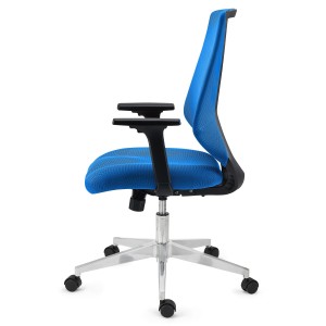 Sillón de Oficina NOLAN, compacta y elegante, en negro