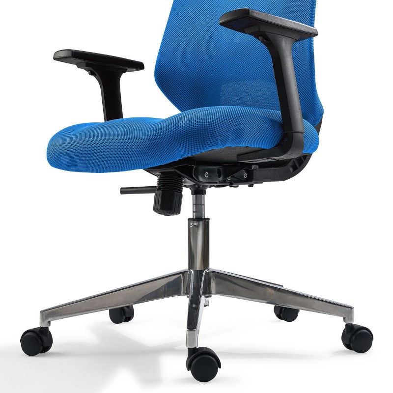 Sillón de Oficina NOLAN, compacta y elegante, en negro