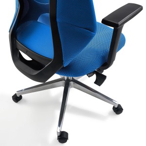 Sillón de Oficina NOLAN, compacta y elegante, en negro