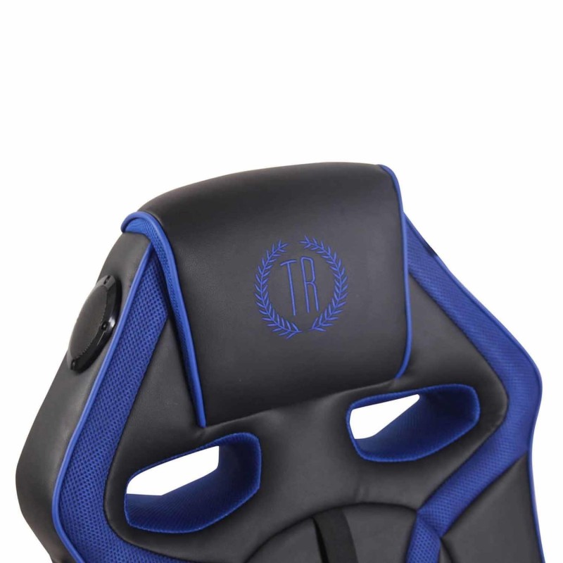 Silla Gaming TAUKEN PRO en Piel y Malla Negro