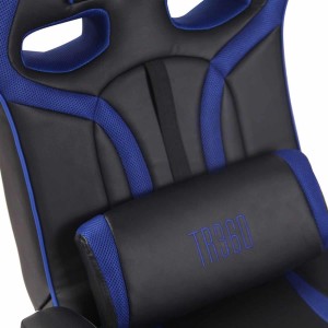 Silla Gaming TAUKEN PRO en Piel y Malla Negro