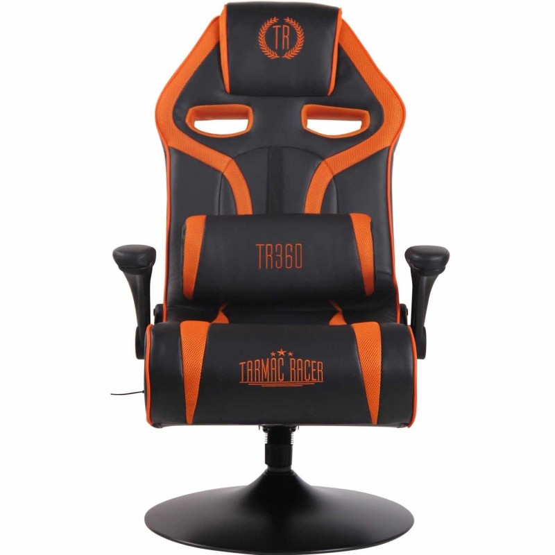 Silla Gaming TAUKEN PRO en Piel y Malla Negro