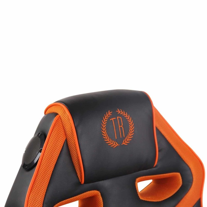 Silla Gaming TAUKEN PRO en Piel y Malla Negro