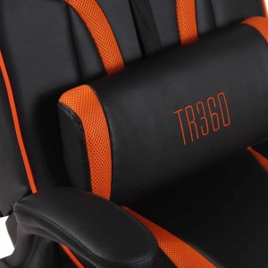 Silla Gaming TAUKEN PRO en Piel y Malla Negro