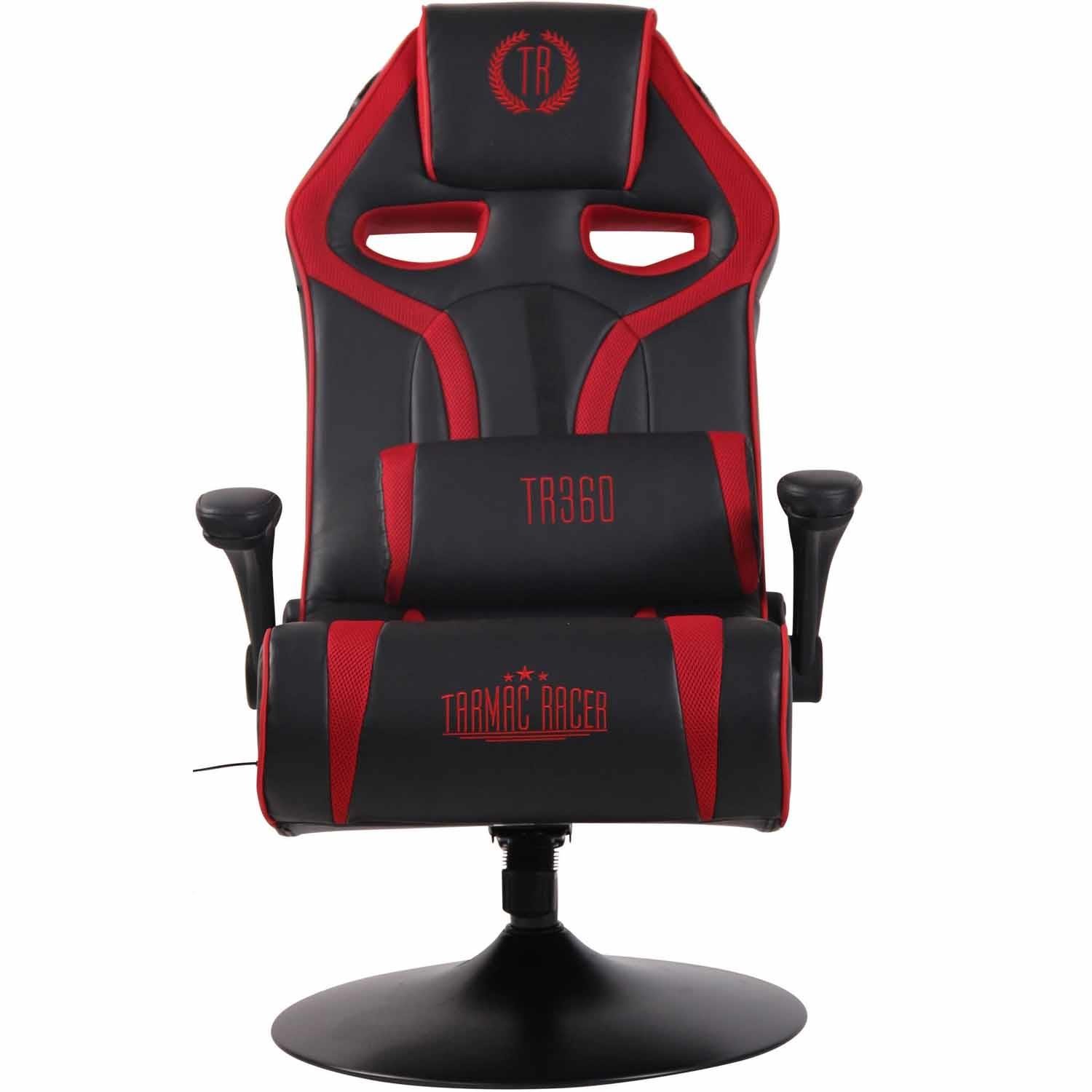 Silla Gaming TAUKEN PRO, Altavoces Integrados, Bluetooth, USB, en Piel y Malla Negro