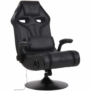 Silla Gaming TAUKEN PRO en Piel y Malla Negro