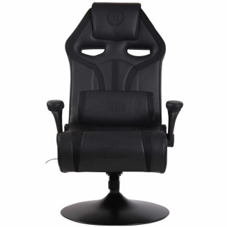 Silla Gaming TAUKEN PRO en Piel y Malla Negro 2