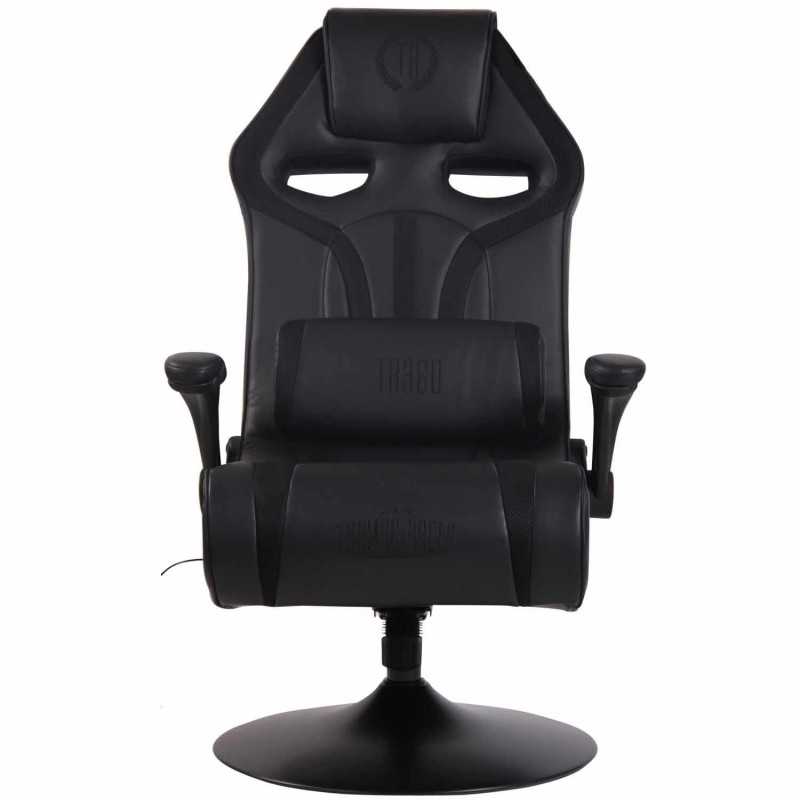 Silla Gaming TAUKEN PRO en Piel y Malla Negro