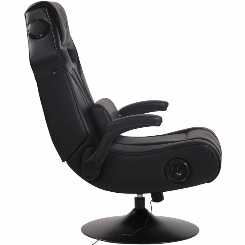 Silla Gaming TAUKEN PRO en Piel y Malla Negro