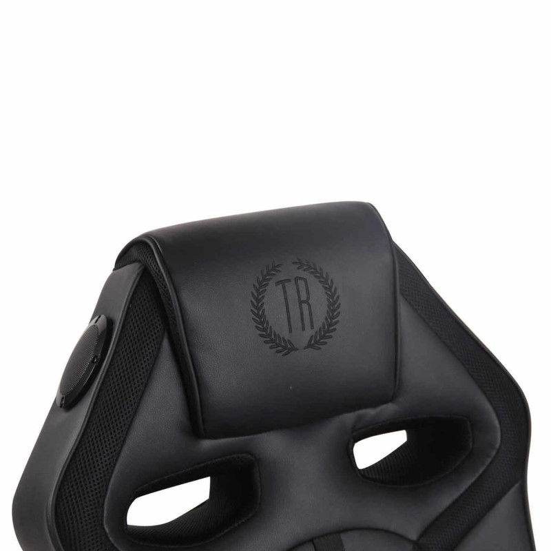 Silla Gaming TAUKEN PRO en Piel y Malla Negro