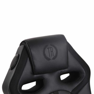 Silla Gaming TAUKEN PRO en Piel y Malla Negro
