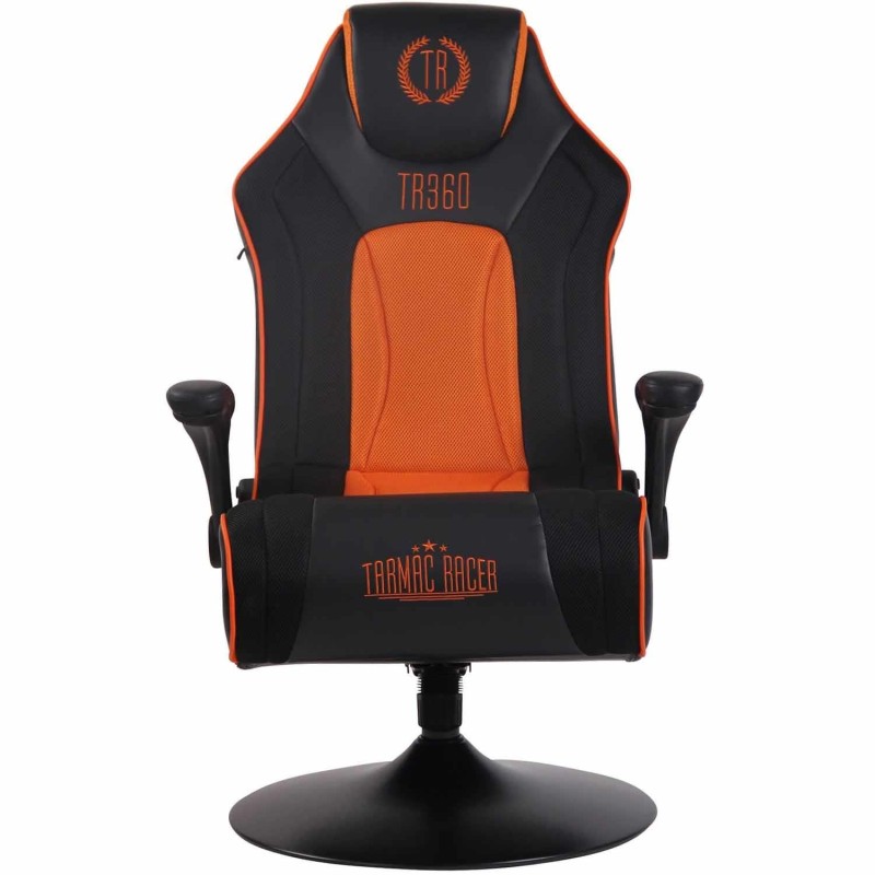 Silla Gaming TAUKEN PLUS en Piel y Malla Negro