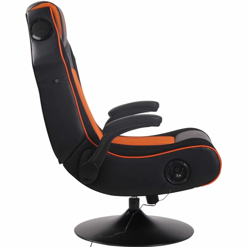 Silla Gaming TAUKEN PLUS en Piel y Malla Negro