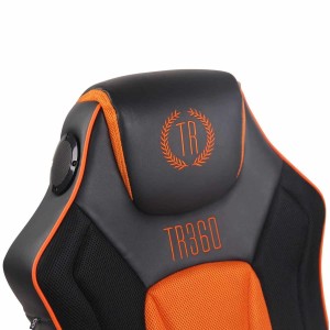 Silla Gaming TAUKEN PLUS en Piel y Malla Negro