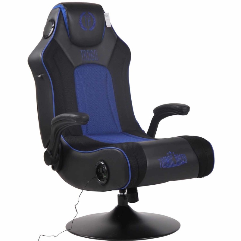Silla Gaming TAUKEN PLUS en Piel y Malla Negro