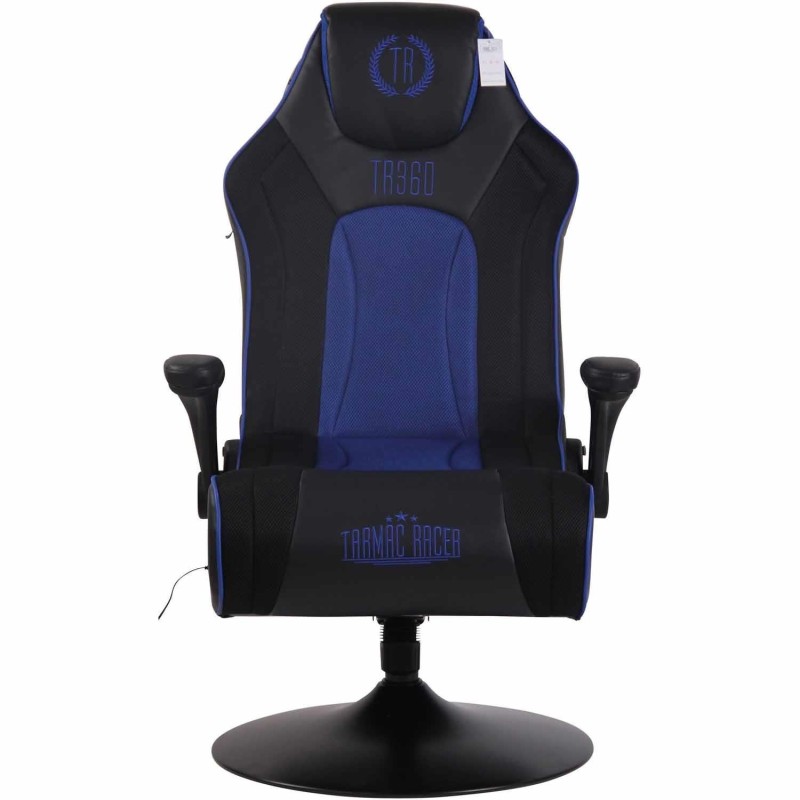 Silla Gaming TAUKEN PLUS en Piel y Malla Negro