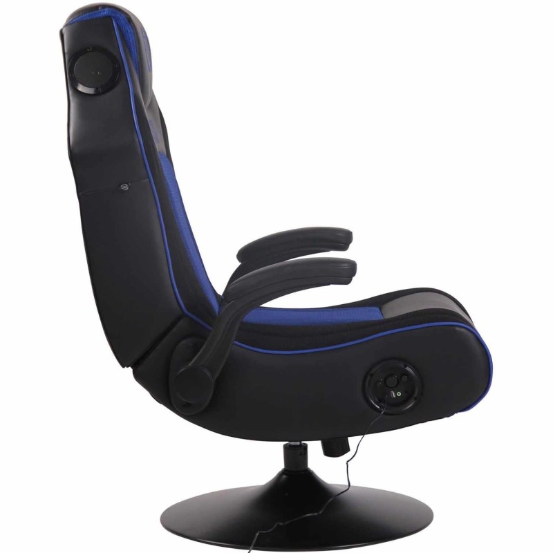 Silla Gaming TAUKEN PLUS en Piel y Malla Negro