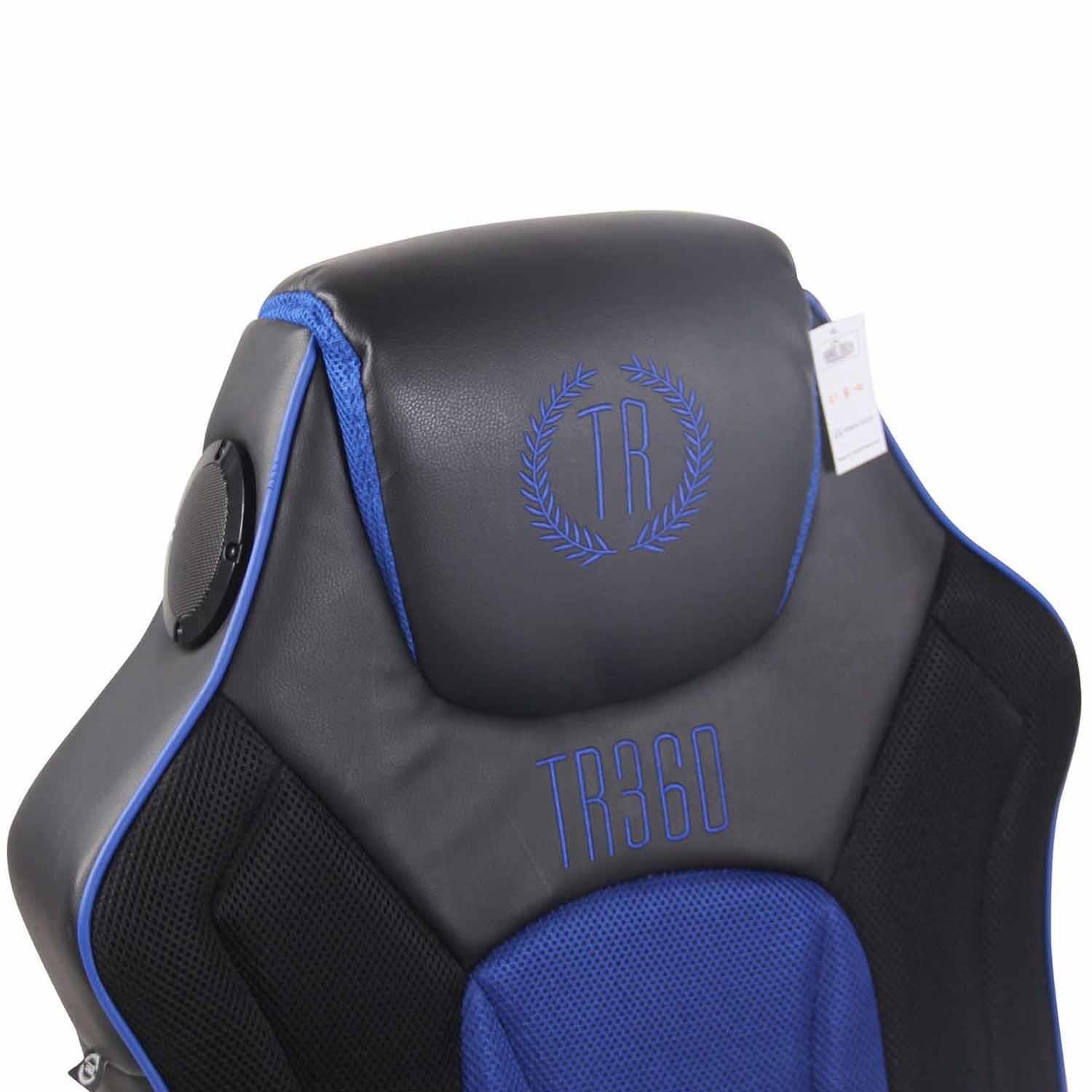 Silla Gaming TAUKEN PLUS, Altavoces Integrados, Bluetooth, USB, en Piel y Malla Negro
